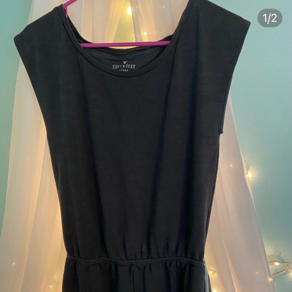 Dark Gray American Eagle Romper